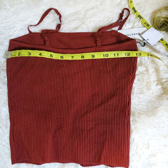 BABATON knit tank/cami ribbed knit cropped Sweater top - Picture 6 of 9